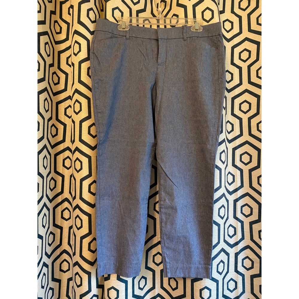 Denim colored Dress Trouser (low rise)